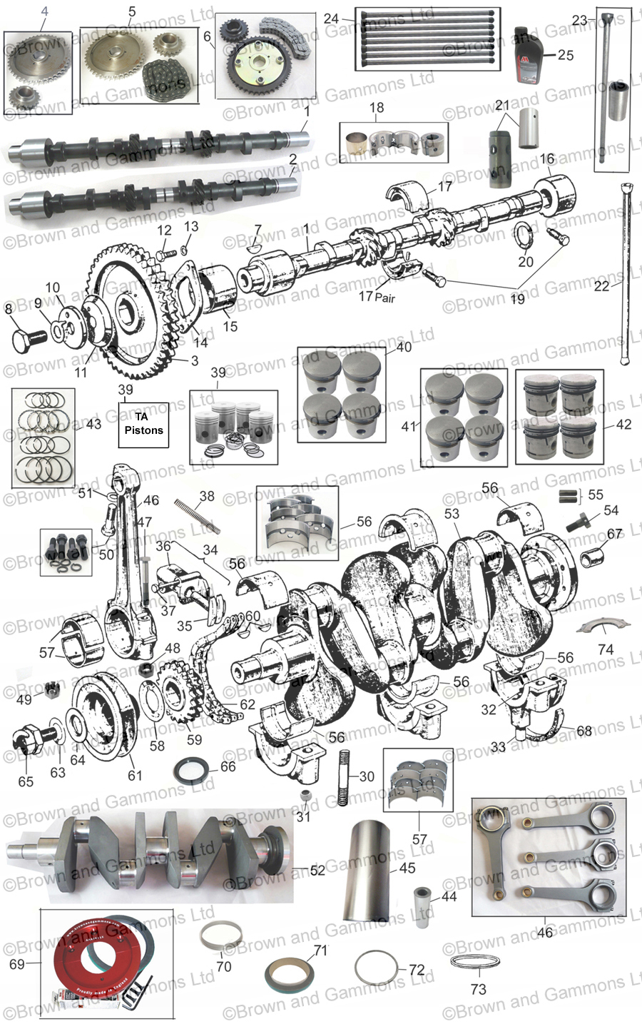 Image for Engine internal parts